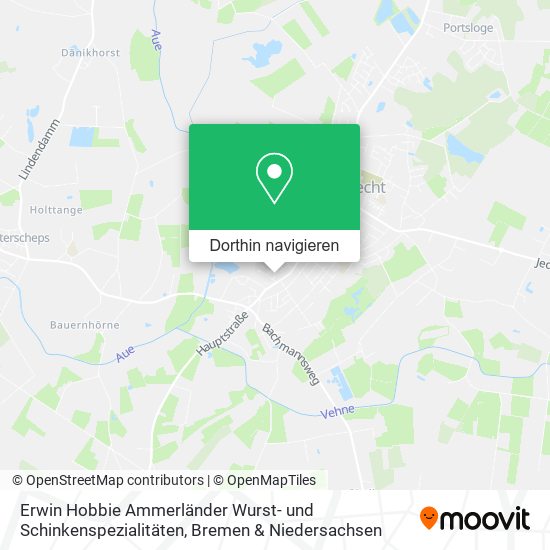 Erwin Hobbie Ammerländer Wurst- und Schinkenspezialitäten Karte