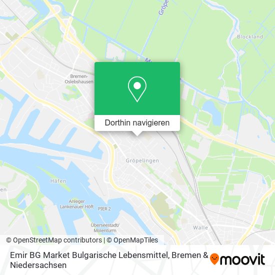 Emir BG Market Bulgarische Lebensmittel Karte