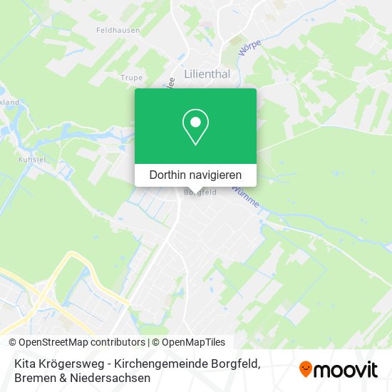 Kita Krögersweg - Kirchengemeinde Borgfeld Karte