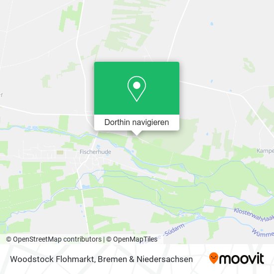 Woodstock Flohmarkt Karte
