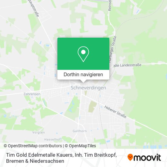 Tim Gold Edelmetalle Kauers, Inh. Tim Breitkopf Karte