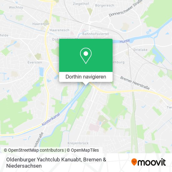 Oldenburger Yachtclub Kanuabt Karte