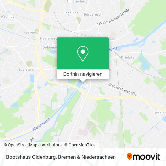 Bootshaus Oldenburg Karte