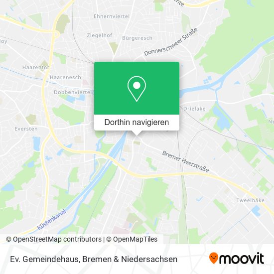 Ev. Gemeindehaus Karte