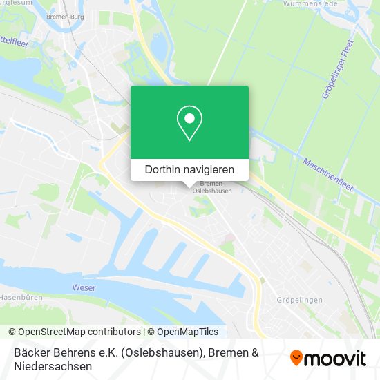 Bäcker Behrens e.K. (Oslebshausen) Karte