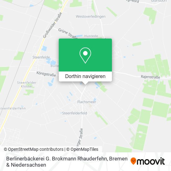 Berlinerbäckerei G. Brokmann Rhauderfehn Karte