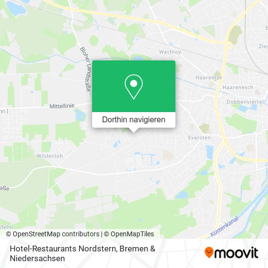 Hotel-Restaurants Nordstern Karte