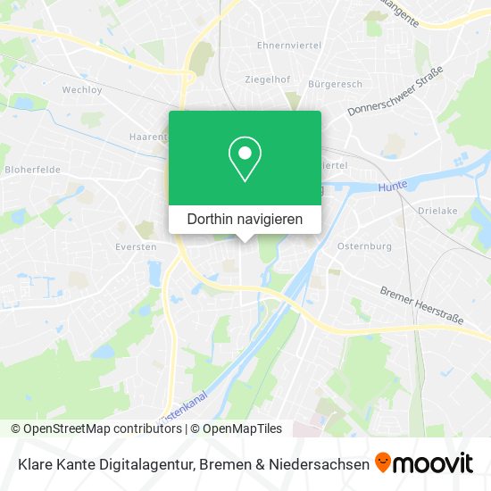 Klare Kante Digitalagentur Karte