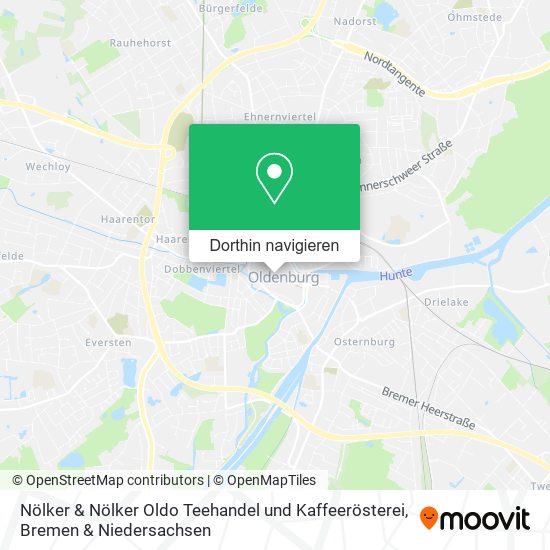 Nölker & Nölker Oldo Teehandel und Kaffeerösterei Karte