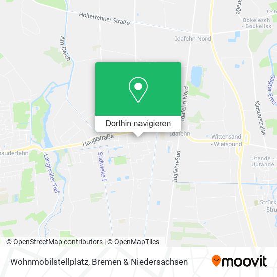 Wohnmobilstellplatz Karte