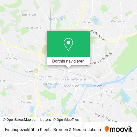 Fischspezialitäten Kleetz Karte