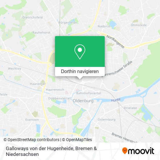 Galloways von der Hugenheide Karte