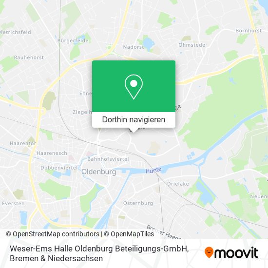 Weser-Ems Halle Oldenburg Beteiligungs-GmbH Karte