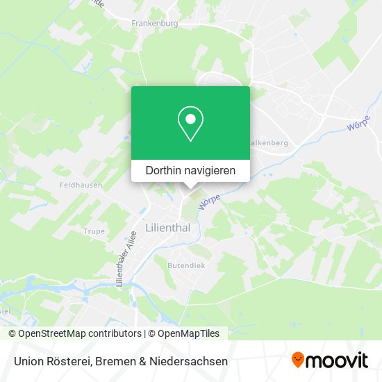 Union Rösterei Karte