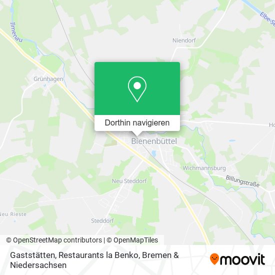 Gaststätten, Restaurants la Benko Karte