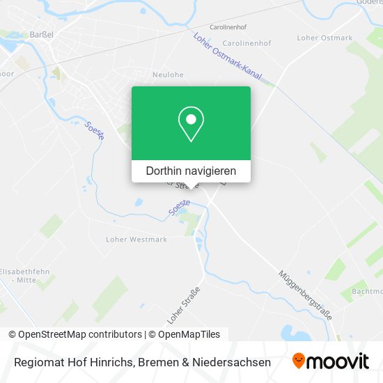 Regiomat Hof Hinrichs Karte