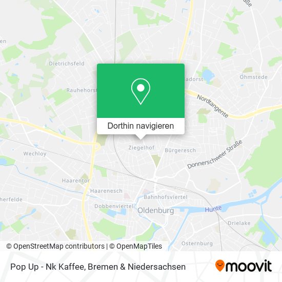 Pop Up - Nk Kaffee Karte