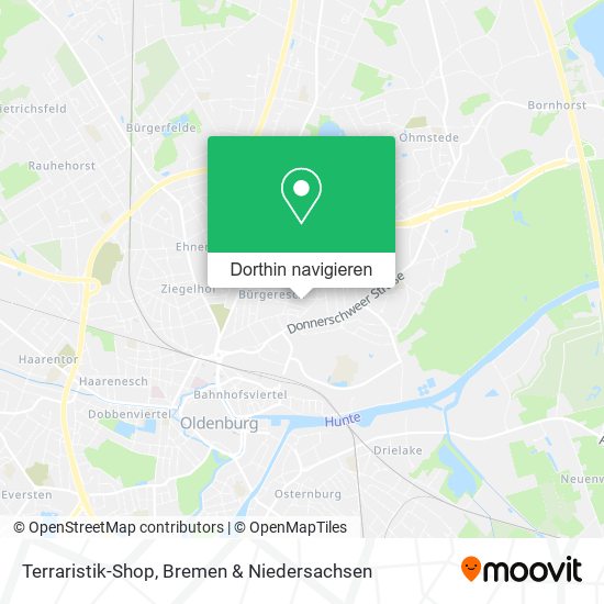 Terraristik-Shop Karte