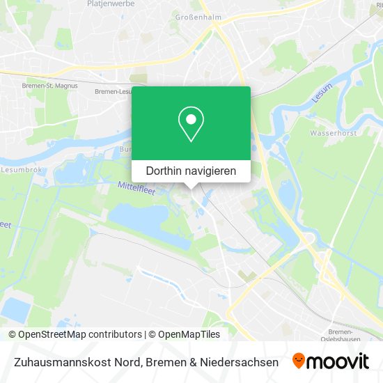 Zuhausmannskost Nord Karte