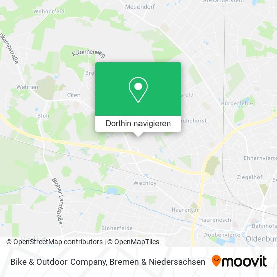 Bike & Outdoor Company Karte