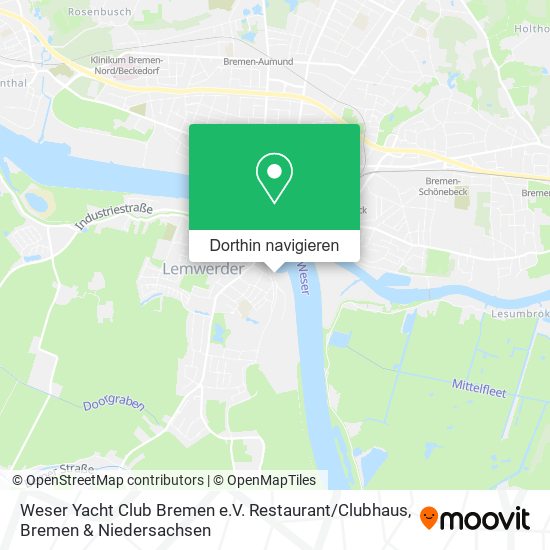 Weser Yacht Club Bremen e.V. Restaurant / Clubhaus Karte