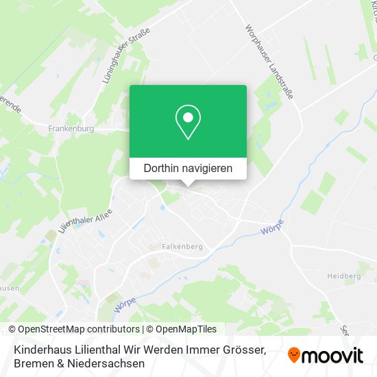 Kinderhaus Lilienthal Wir Werden Immer Grösser Karte