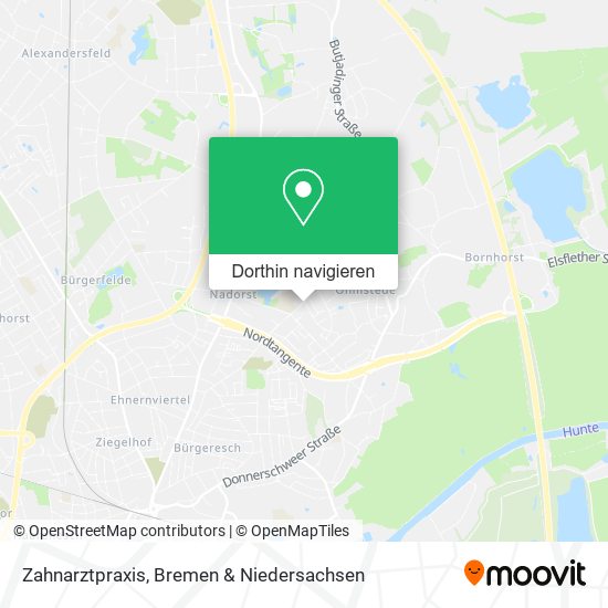 Zahnarztpraxis Karte