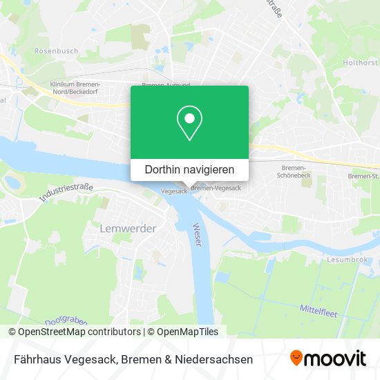Fährhaus Vegesack Karte