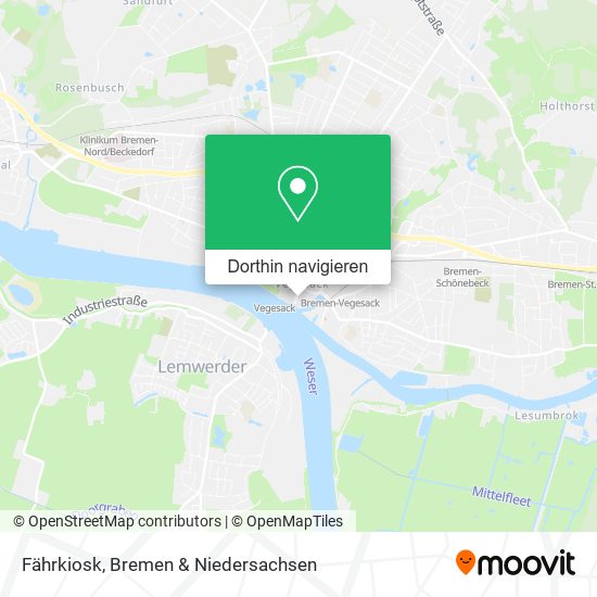 Fährkiosk Karte