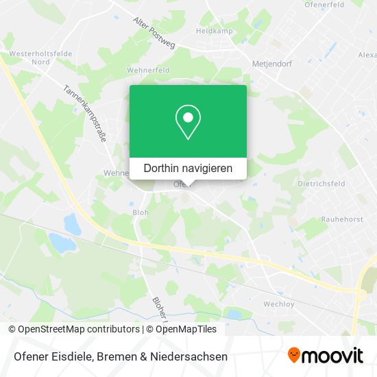 Ofener Eisdiele Karte