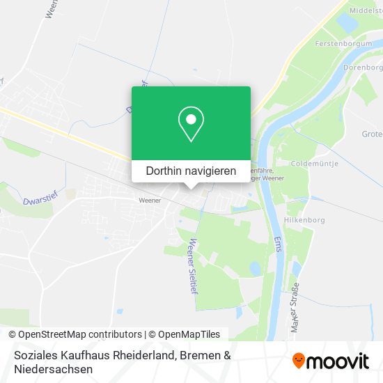 Soziales Kaufhaus Rheiderland Karte