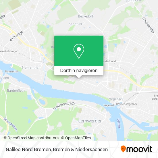 Galileo Nord Bremen Karte