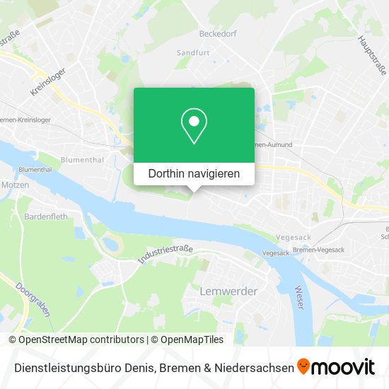 Dienstleistungsbüro Denis Karte