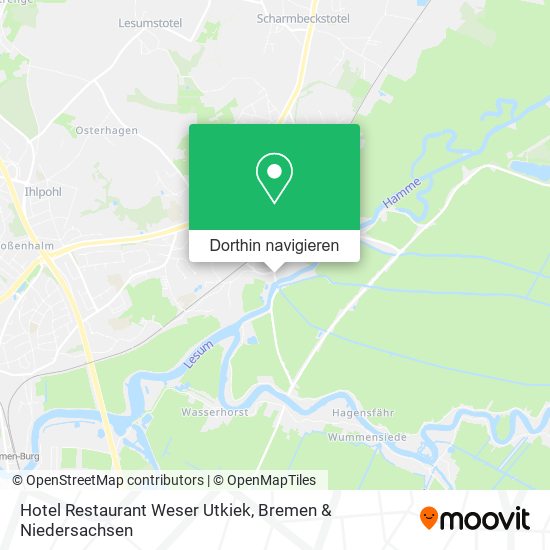 Hotel Restaurant Weser Utkiek Karte