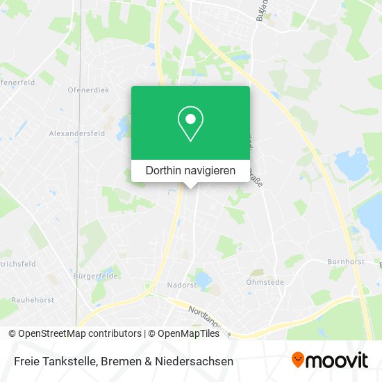 Freie Tankstelle Karte