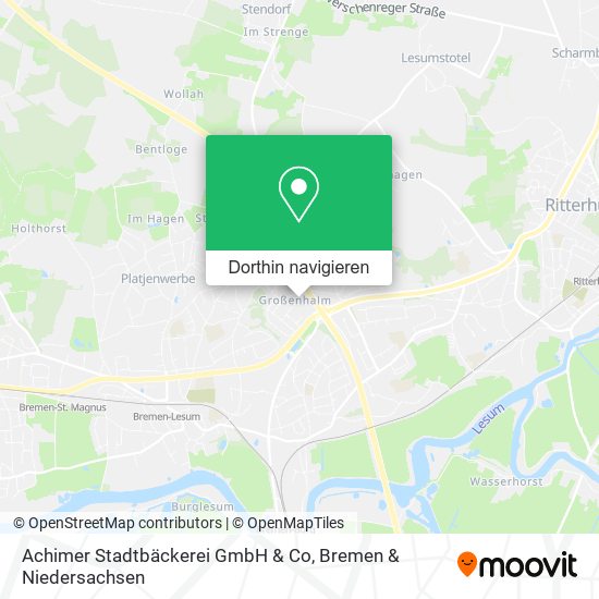 Achimer Stadtbäckerei GmbH & Co Karte
