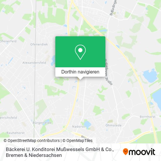 Bäckerei U. Konditorei Mußwessels GmbH & Co. Karte