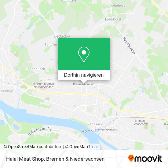 Halal Meat Shop Karte