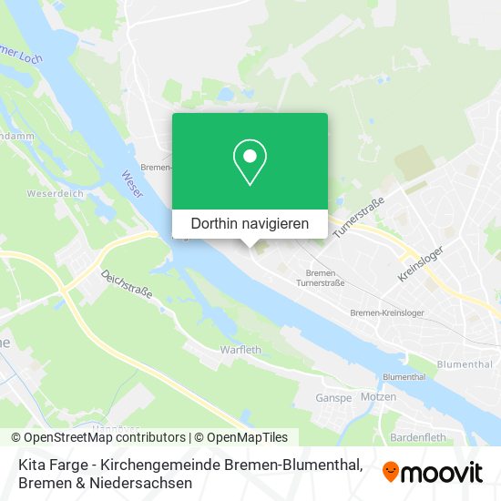 Kita Farge - Kirchengemeinde Bremen-Blumenthal Karte