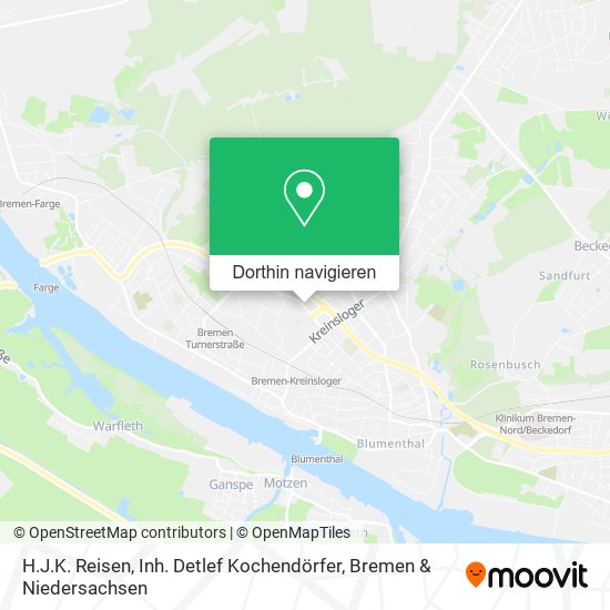 H.J.K. Reisen, Inh. Detlef Kochendörfer Karte