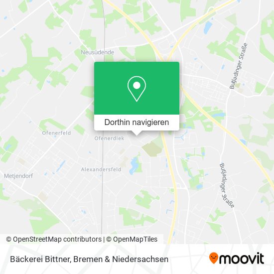 Bäckerei Bittner Karte