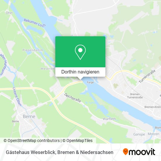 Gästehaus Weserblick Karte