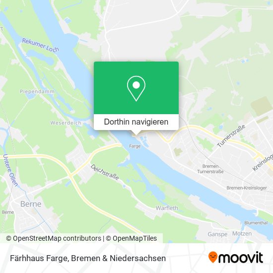 Färhhaus Farge Karte