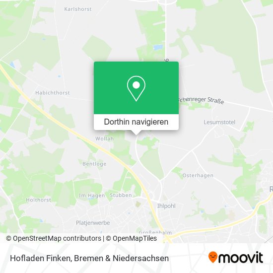 Hofladen Finken Karte