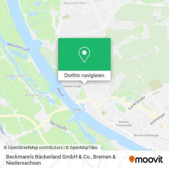 Beckmann's Bäckerland GmbH & Co. Karte
