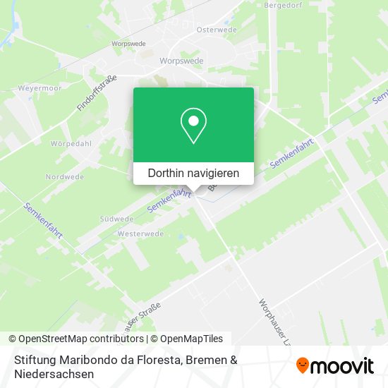 Stiftung Maribondo da Floresta Karte