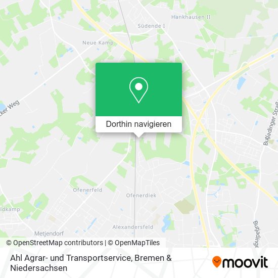 Ahl Agrar- und Transportservice Karte