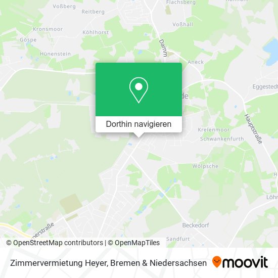 Zimmervermietung Heyer Karte