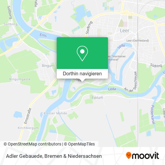 Adler Gebauede Karte