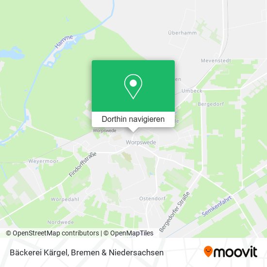 Bäckerei Kärgel Karte